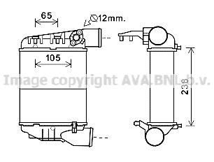 AVA QUALITY COOLING Интеркулер AIA4369